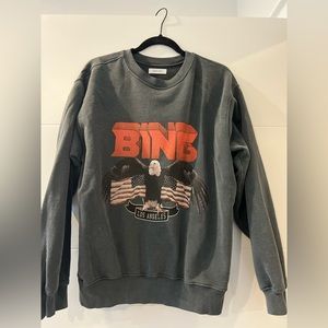 Anine bing sweatshirt. Slightly used. No damage